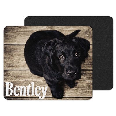 Lab Puppy Custom Personalized Mouse Pad - image1